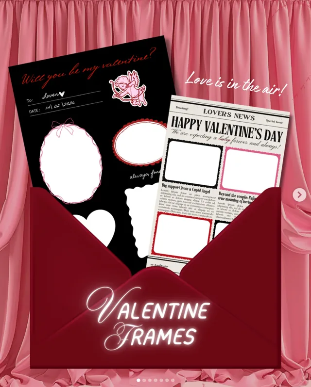 Valentine frame